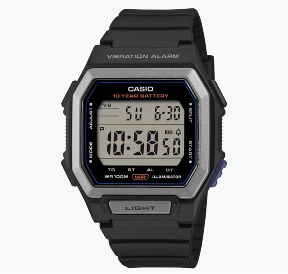 Watch Casio TIMELESS COLLECTION in Resin W-738H-1AVEF - W-738H-1AVEF